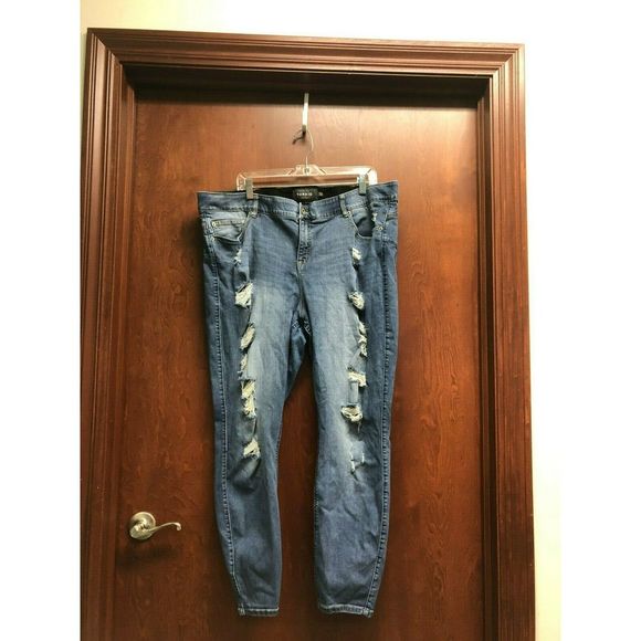 Torrid Denim - Torrid Premium Blue Jeans 24 Bombshell Skinny